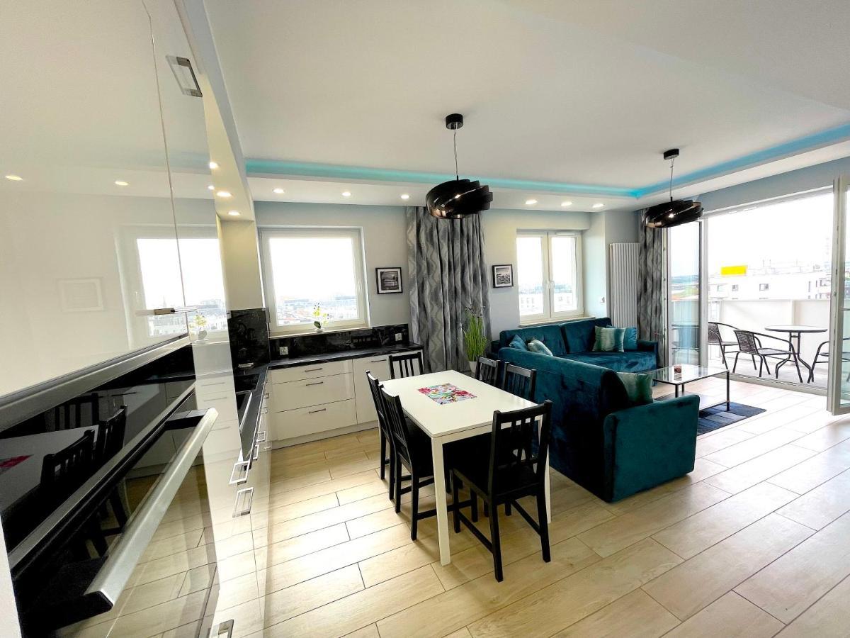 Apartament Z Tarasem I Widokiem Na Odre 弗罗茨瓦夫 外观 照片